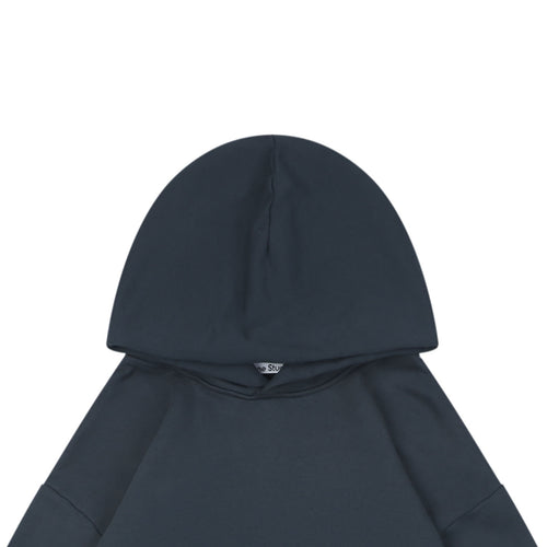 Acne Studios 25FW 1996 Distressed Logo Print Hoodie – Navy