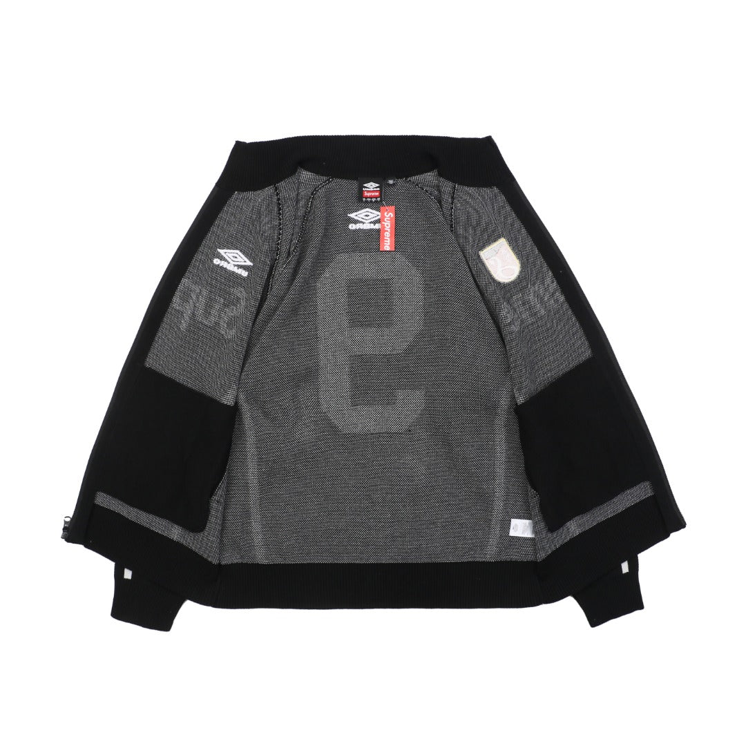 Supreme 25FW x Umbro Collab Soccer Sweater Jacket – Black