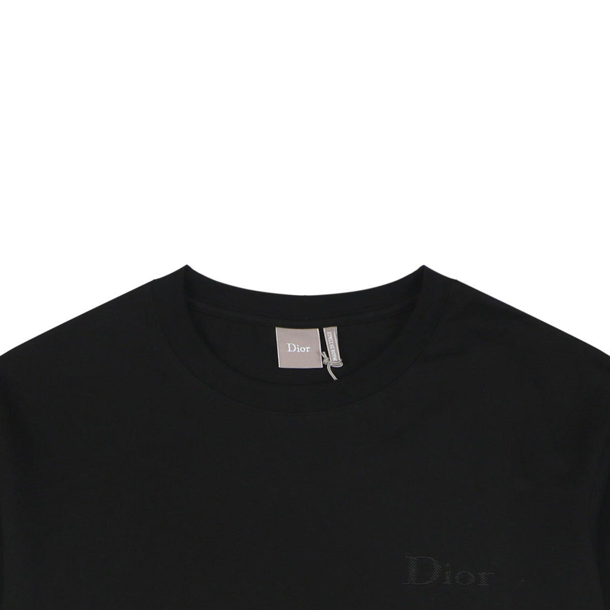 Dior Tonal Jacquard Embroidered Logo T-Shirt