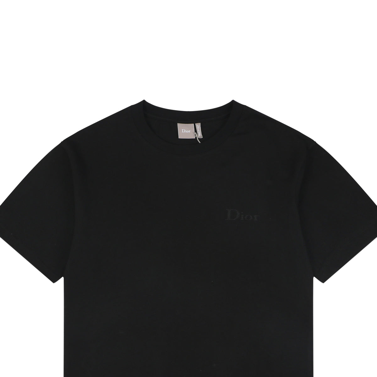 Dior Tonal Jacquard Embroidered Logo T-Shirt