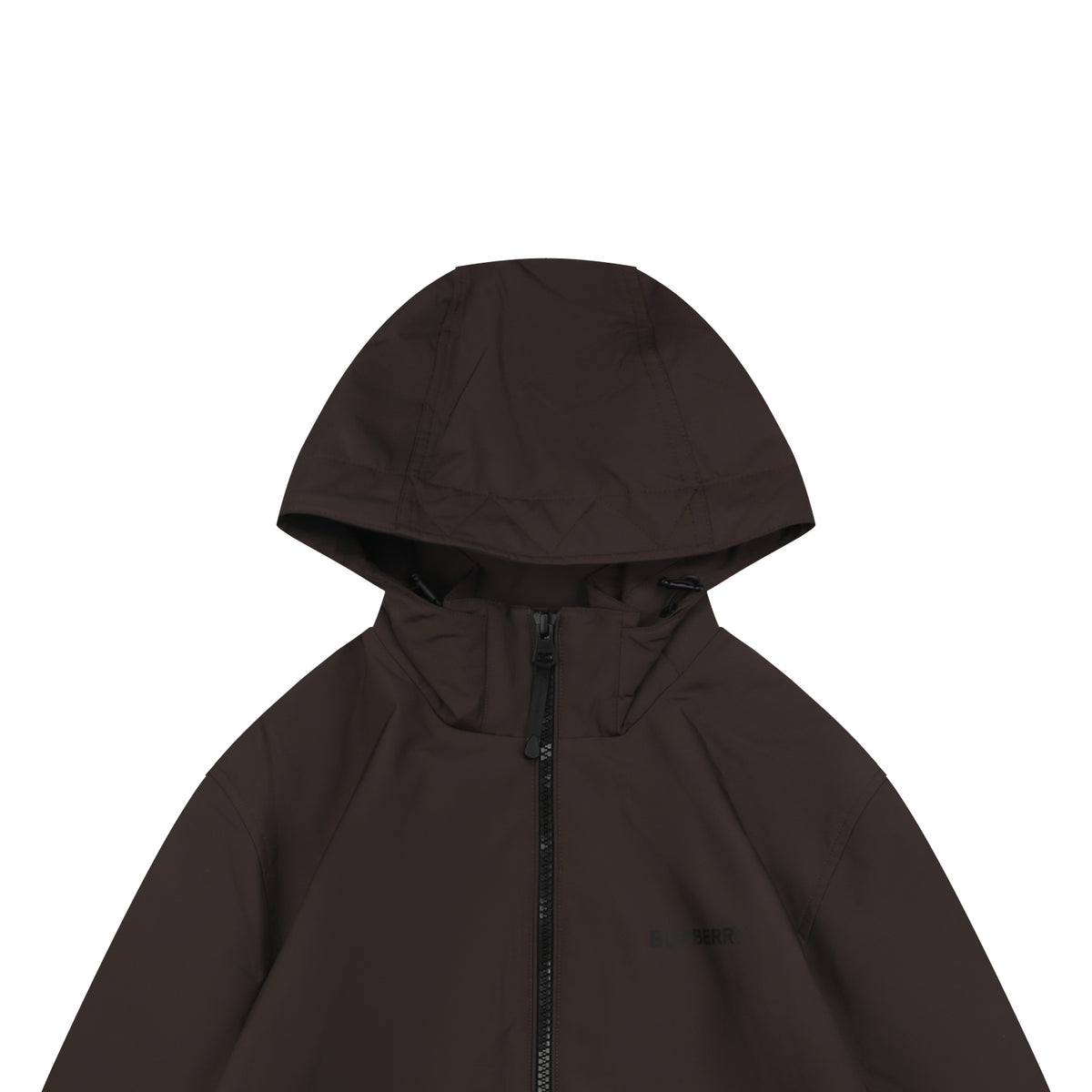 Burberry BBR Small Logo Hooded Jacket - Brown