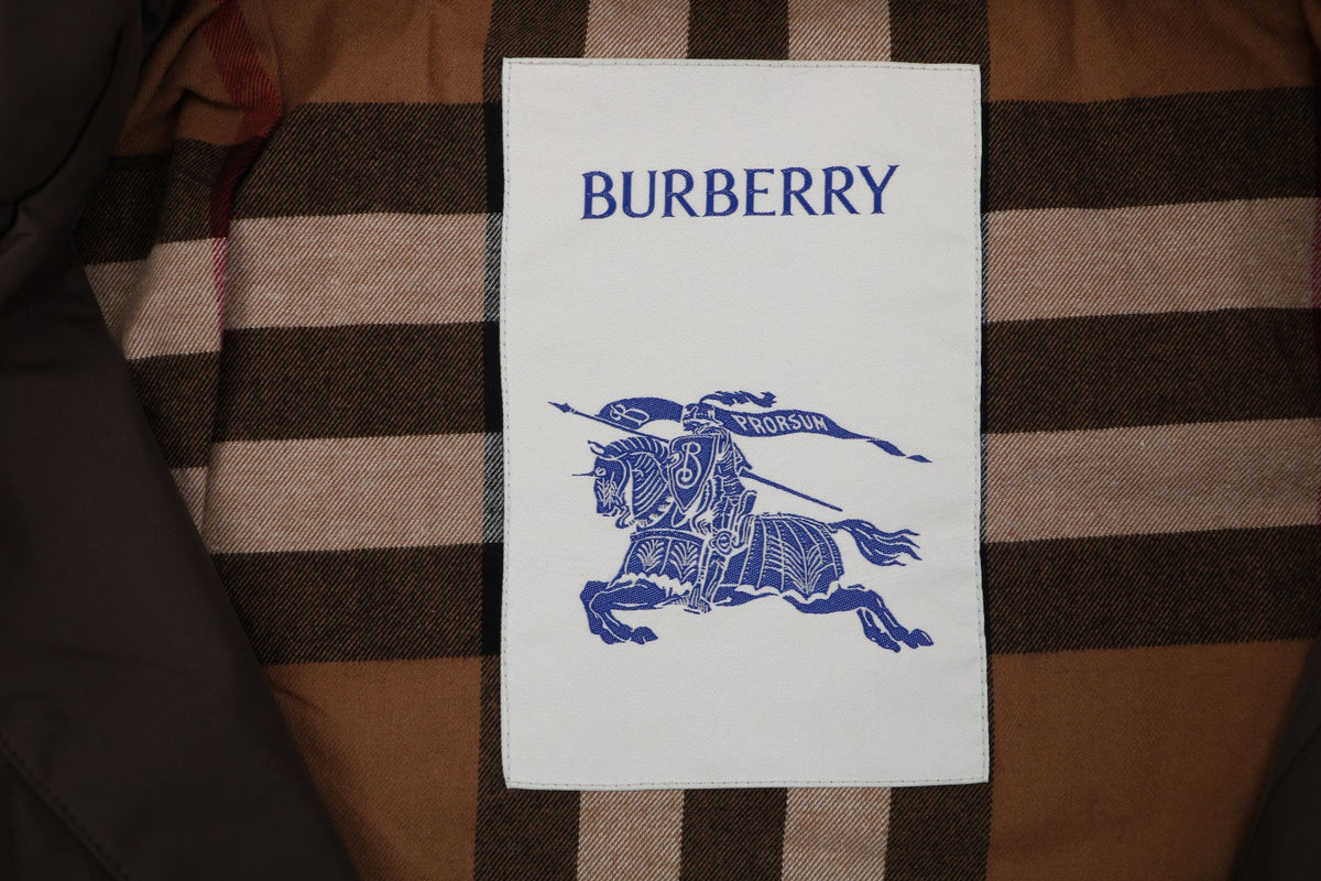 Burberry BBR Small Logo Hooded Jacket - Brown
