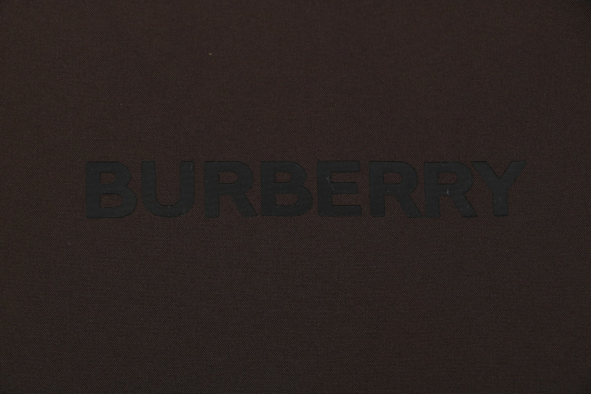 Burberry BBR Small Logo Hooded Jacket - Brown