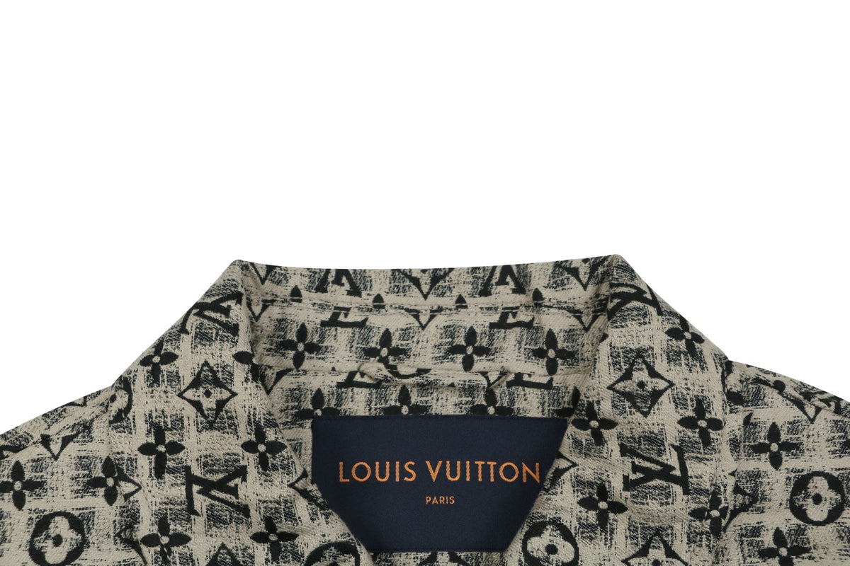 Louis Vuitton All-Over Monogram Chore Jacket - Black