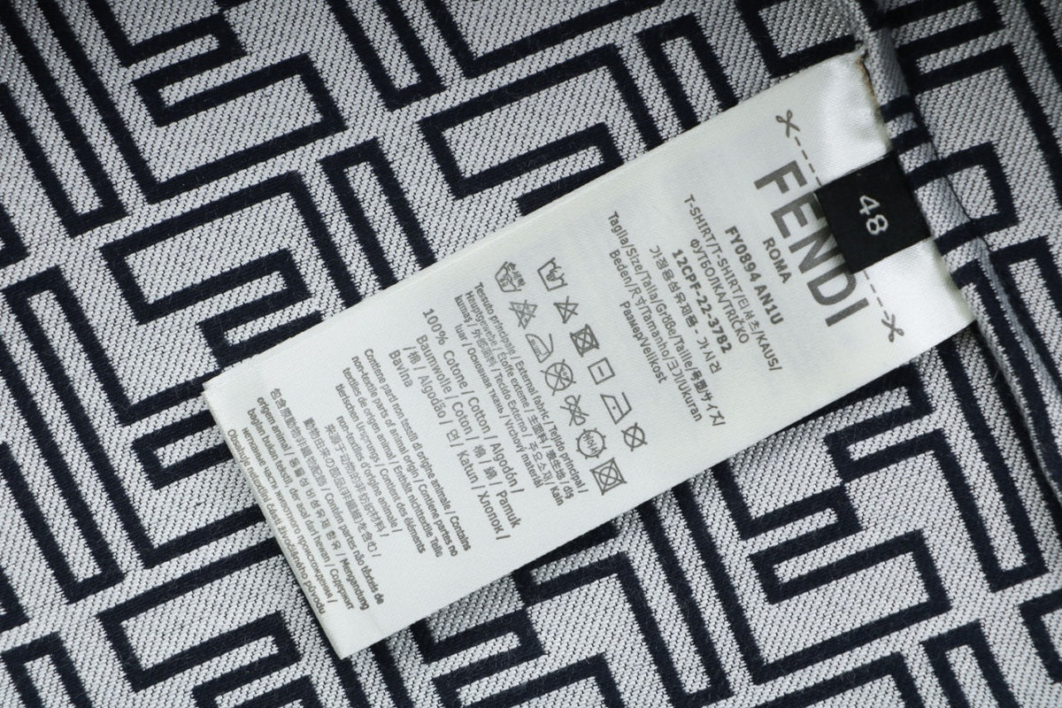 Fendi All-Over FF Laser-Cut Jacquard Jacket