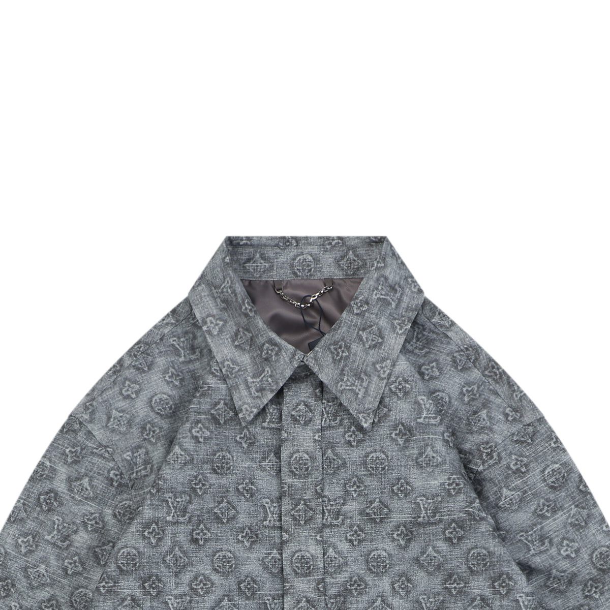 Louis Vuitton Gray Allover Monogram Jacket