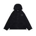 Miu Miu 25FW Small-Logo Hooded Fleece Jacket - Black