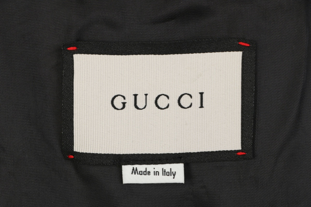 Gucci Allover Small Double-G Zip Jacket - Black