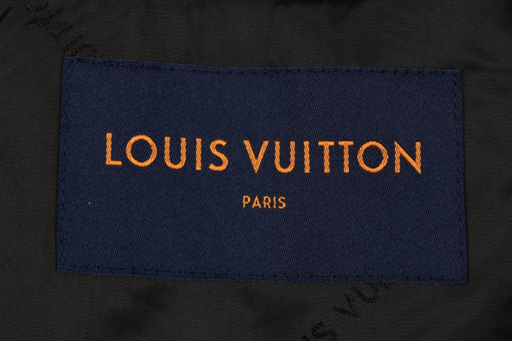 Louis Vuitton Oversized Monogram High-Neck Zip Jacket - Black