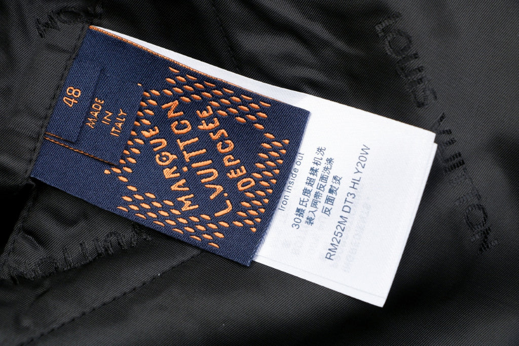 Louis Vuitton Oversized Monogram High-Neck Zip Jacket - Black