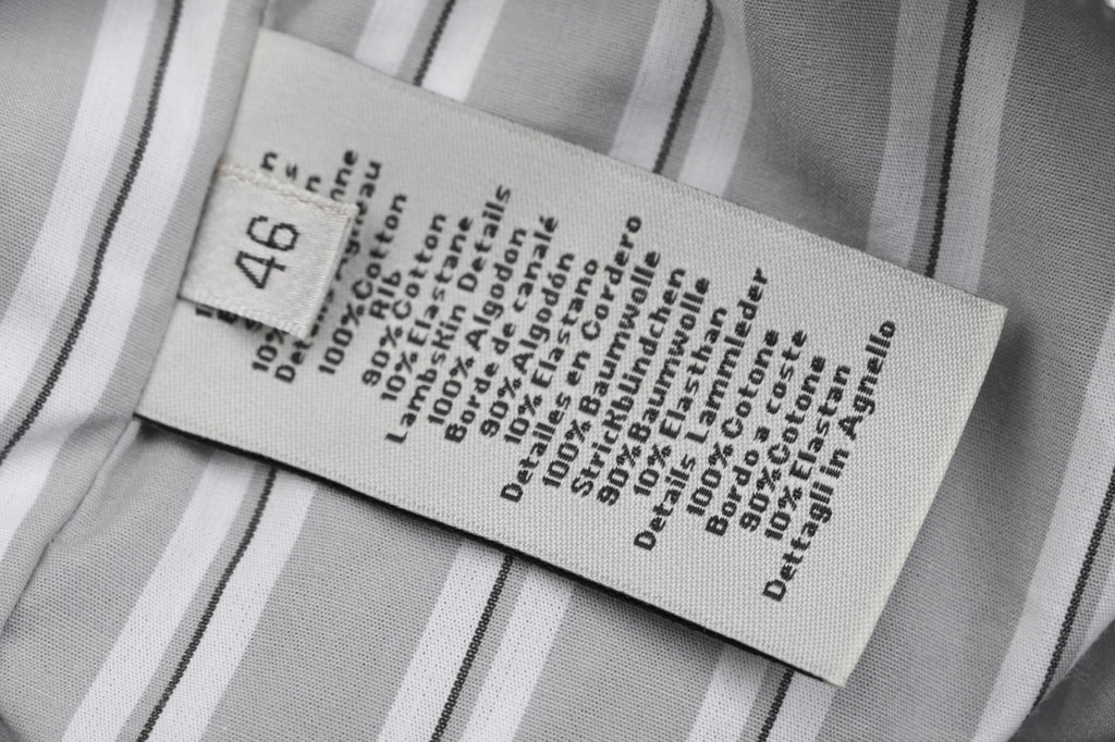 Hermès Fine-Stripe High-Neck Jacket - Gray