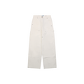 Prada White Carpenter Jeans with Triangle Rear Pocket Logo