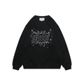 Gucci Starburst G Logo Print Crewneck Sweatshirt - Black