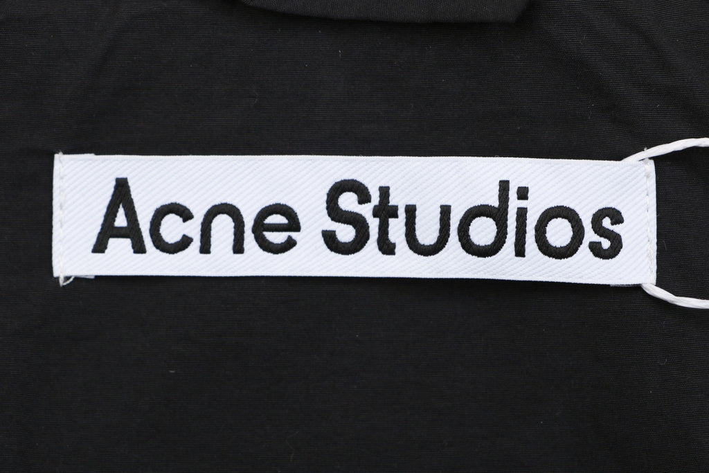 Acne Studios Black Tonal 1996 Back Embroidered Jacket