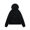Louis Vuitton Black Ink-Splatter Embossed Monogram Hoodie