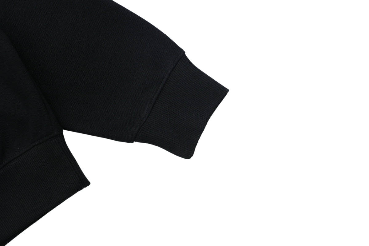 Loewe Black Floral Anagram Print Crewneck Sweatshirt