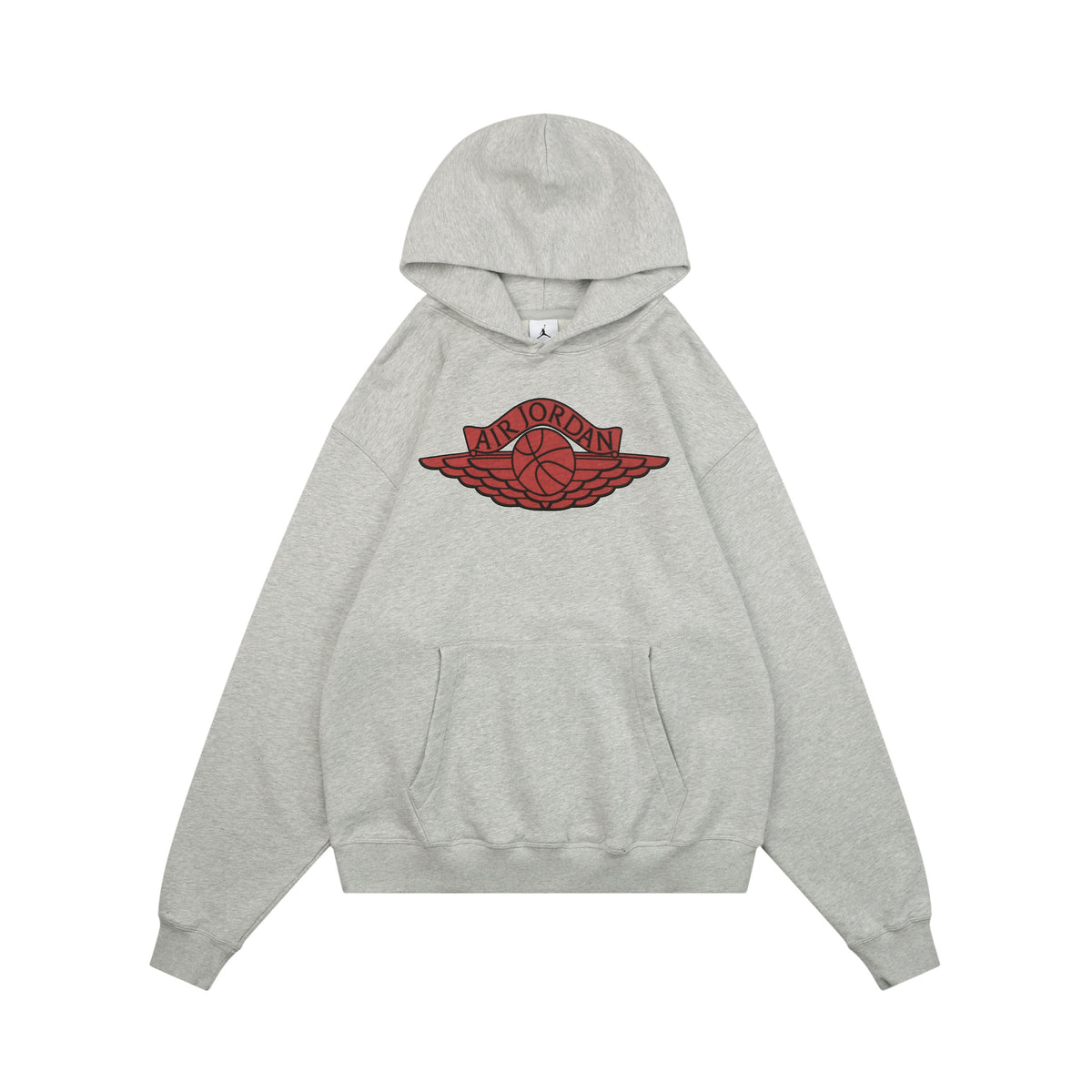 Saint Michael Jordan Wings Graphic Hoodie - Light Gray