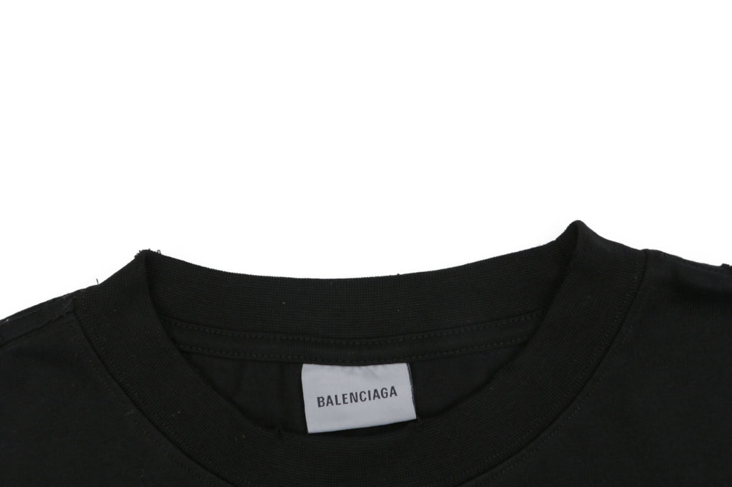Balenciaga Shadow Church Graphic T-Shirt - Black
