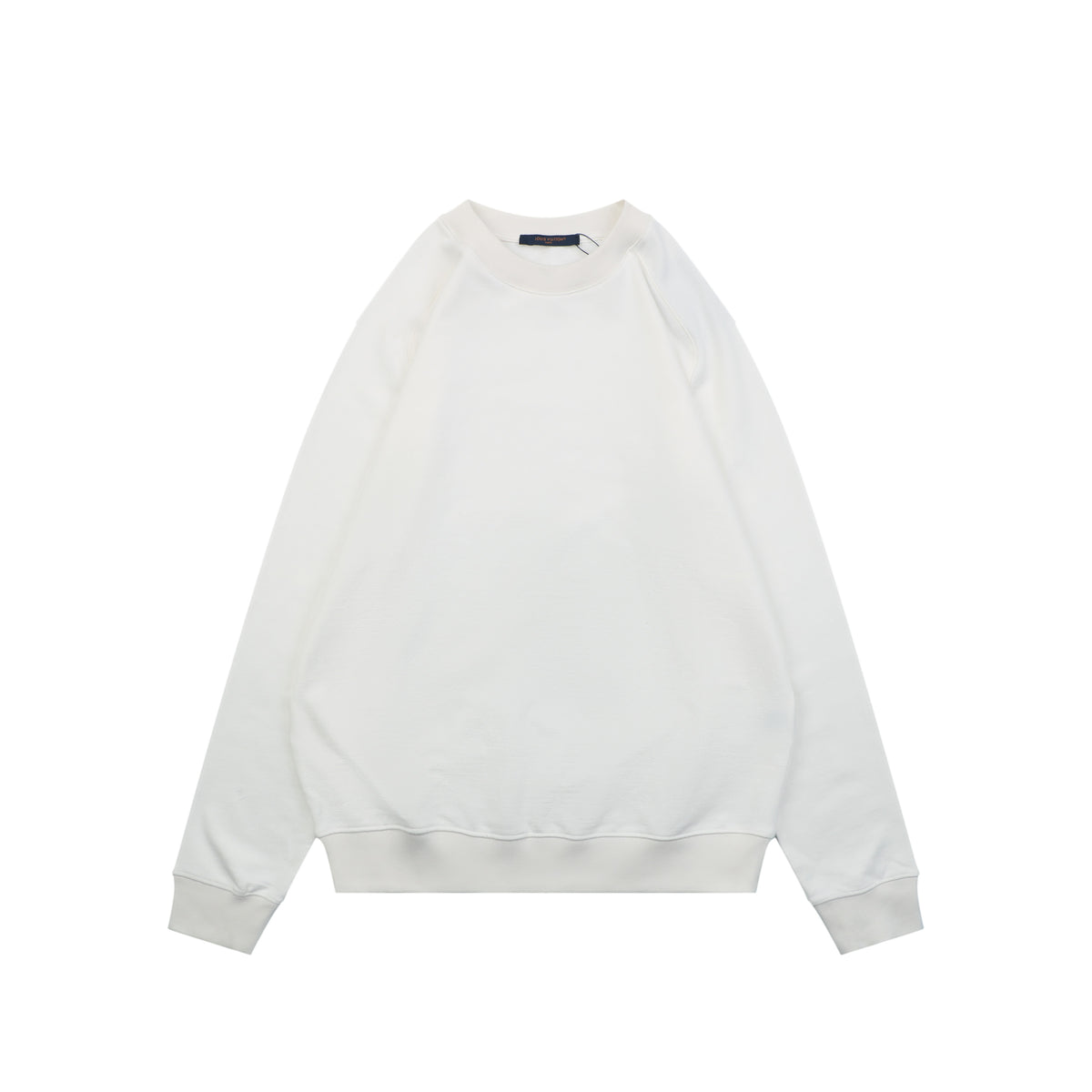 Louis Vuitton Tonal Monogram Jacquard Crewneck Sweatshirt - White