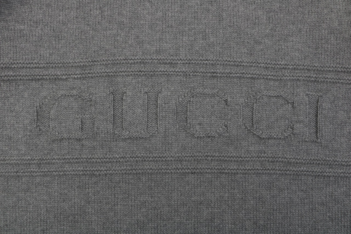 Gucci Tonal G Pattern Crewneck Sweater - Gray