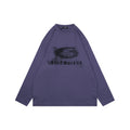 Balenciaga Smoke Ring Logo Long-Sleeve T-Shirt - Purple