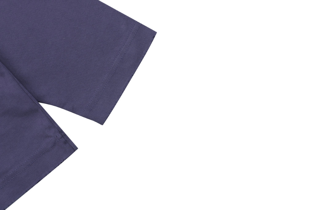 Balenciaga Smoke Ring Logo Long-Sleeve T-Shirt - Purple